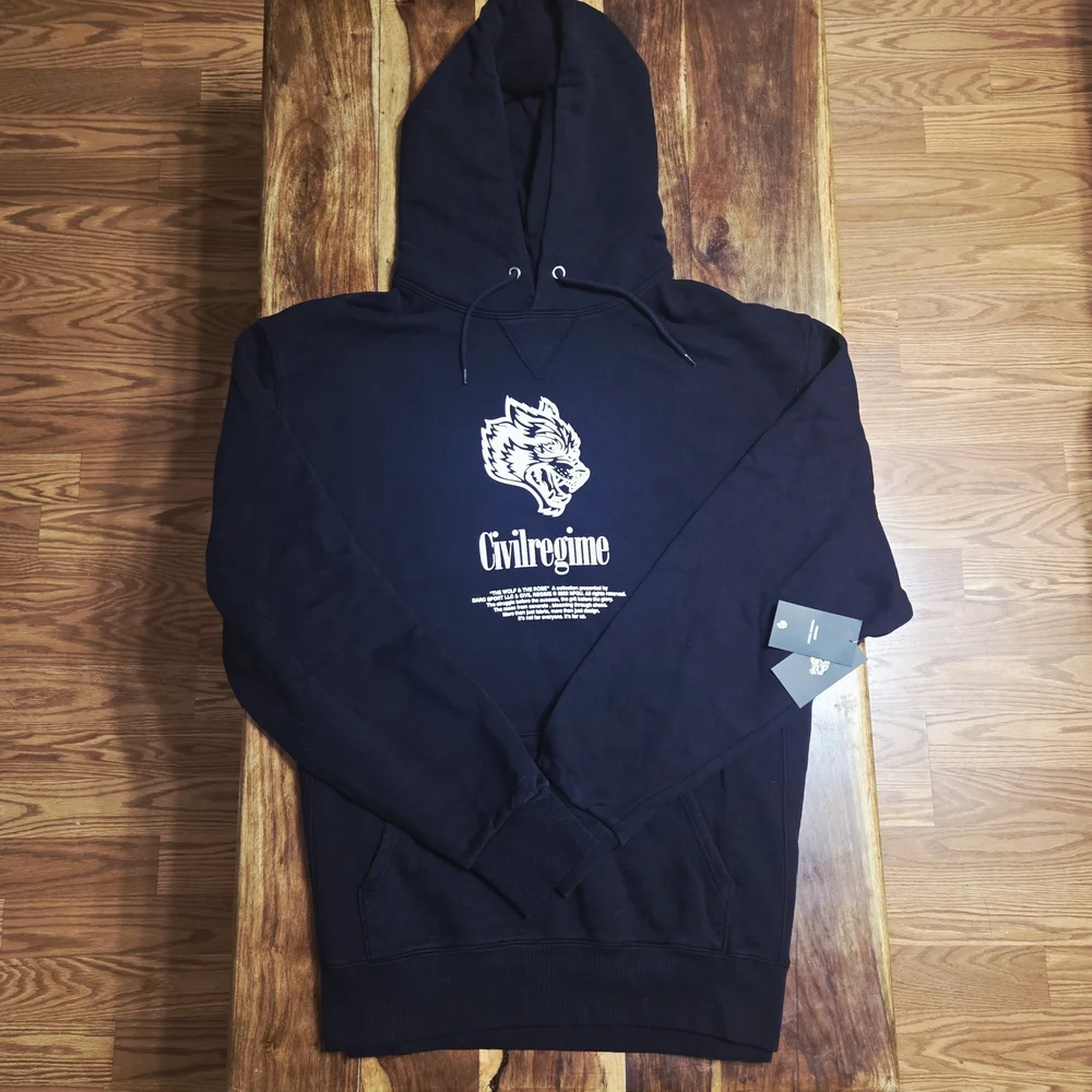 Darc Sport/Civil Regime Collab Black Hoodie - Picture 7 of 9